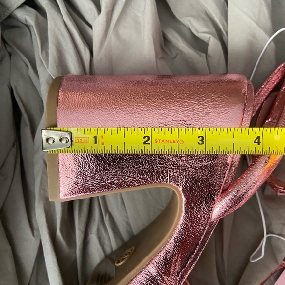 Women's Astro Strappy Platform Heels - Wild Fable, Metallic Pink, Size 7… - Picture 6 of 6